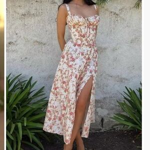 Commense Rosebud Floral Midi Sundress